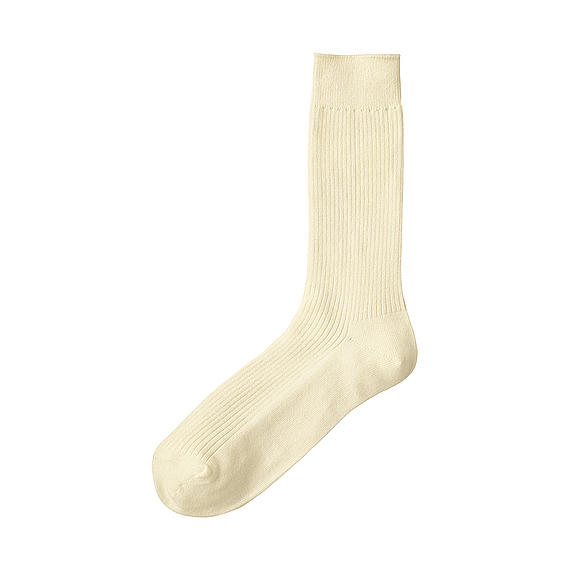 Uniqlo cream socks