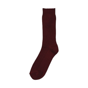 Uniqlo deep red socks