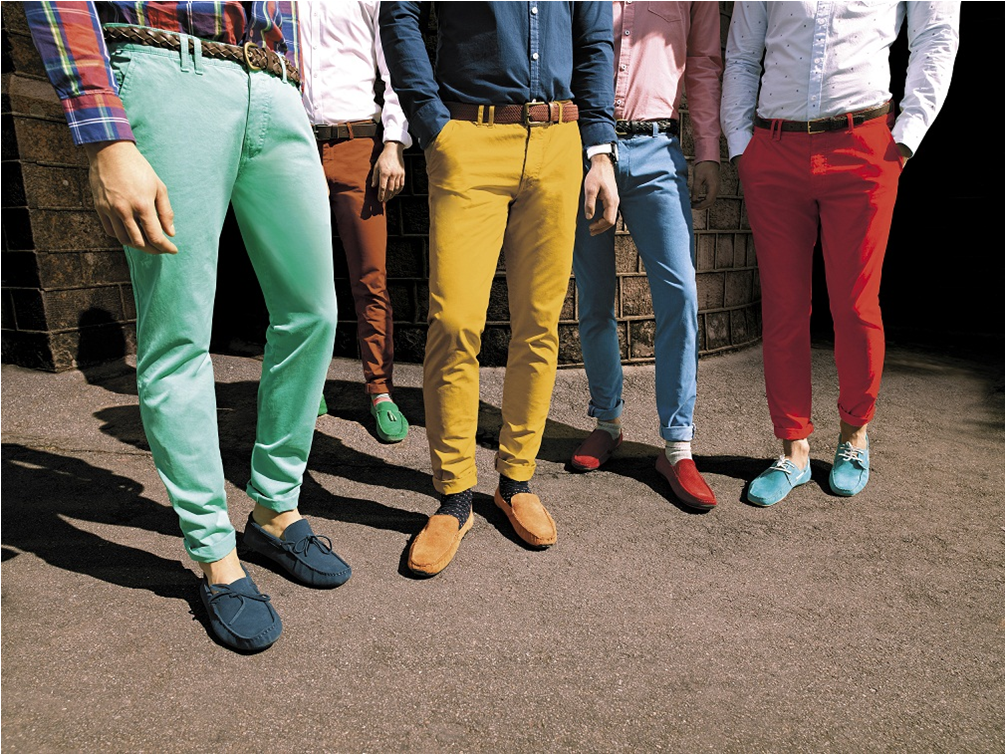 Coloured chinos